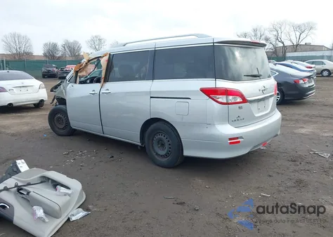 2012 Nissan Quest S from USA, damaged, VIN JN8AE2KP1C9048221